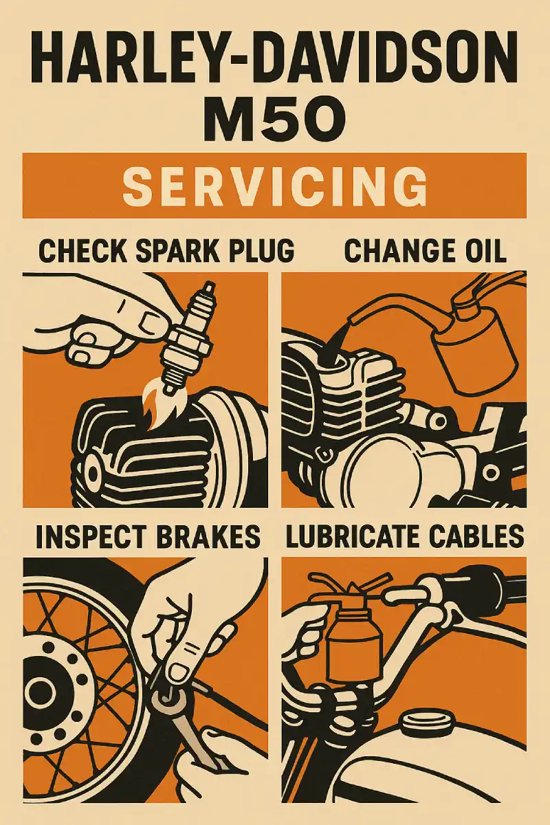 Maintain tips for Harley M50