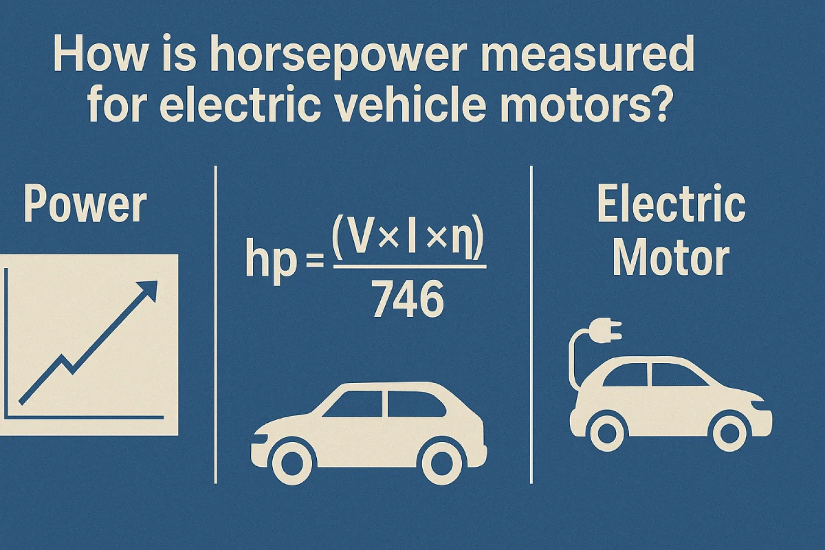 Horsepower measured, EV motor spinning
