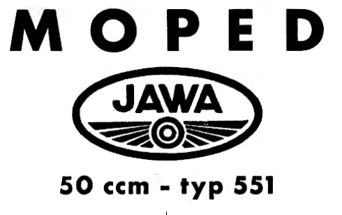 Classic Jawa 551 Czech English Handbook